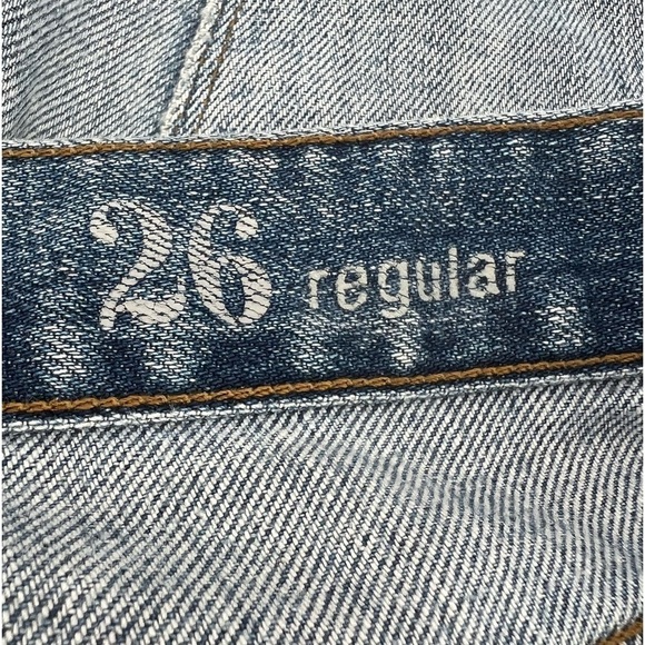 J. Crew Women's Vintage Straight Distressed Jeans Size 26 Regular - Picture 4 of 6